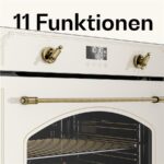 Klarstein Victoria – Einbaubackofen, 76 l, Energieeffizienzklasse A, Pyrolyse (generalüberholt) – Bild 3