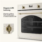 Klarstein Victoria – Einbaubackofen, 76 l, Energieeffizienzklasse A, Pyrolyse (generalüberholt) – Bild 4