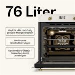 Klarstein Victoria – Einbaubackofen, 76 l, Energieeffizienzklasse A, Pyrolyse (generalüberholt) – Bild 5
