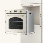 Klarstein Victoria – Einbaubackofen, 76 l, Energieeffizienzklasse A, Pyrolyse (generalüberholt) – Bild 8