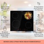 Klarstein Virtuosa EcoAdapt – Induktionskochfeld (autark), 4 Kochzonen, 59 cm – Bild 2