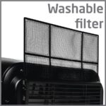 Koenic KAC 3232 B Schwarz – Mobiles Klimagerät, 9000 BTU/h, bis 80 m², Energieeffizienzklasse A – Bild 8