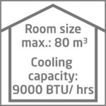 Koenic KAC 3232 B Schwarz – Mobiles Klimagerät, 9000 BTU/h, bis 80 m², Energieeffizienzklasse A – Bild 9
