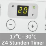 Koenic KAC 9022 W Weiß – Mobiles Klimagerät, 9000 BTU/h, bis 80 m², Energieeffizienzklasse A – Bild 12