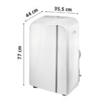 Koenic KAC 9022 W Weiß – Mobiles Klimagerät, 9000 BTU/h, bis 80 m², Energieeffizienzklasse A – Bild 8
