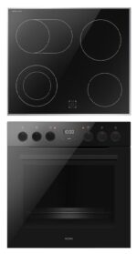 Koenic KBC 2451 A B – Einbauherdset, 77 l, 4 Kochzonen, Energieeffizienzklasse A