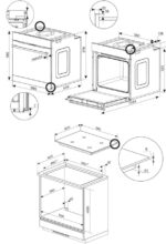 Koenic KBC 2451 A B – Einbauherdset, 77 l, 4 Kochzonen, Energieeffizienzklasse A – Bild 2