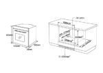 Koenic KBO 531 B A – 70-Liter-Einbau-Elektrobackofen, 70 l, Energieeffizienzklasse A, Pyrolyse – Bild 3