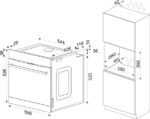 Koenic KBO 611-1 B A1 – Einbaubackofen, 77 l, Energieeffizienzklasse A+ – Bild 2