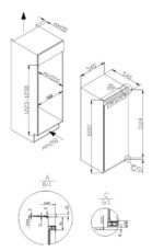 Koenic KBR 12211 E DOD – Einbaukühlschrank, 197 l, Energieeffizienzklasse E – Bild 2