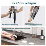 Levoit LVAC-300 Plus bis 150 m² – Akku-Staubsauger, 240 W, 0,75 l Staubbehälter, bis 12 min Laufzeit – Bild 5