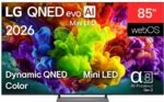 LG 85QNED93B6A – Mini-LED-Fernseher, 85 Zoll, 4K Ultra HD, 120 Hz