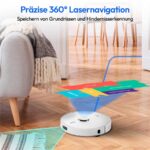 Medion MD 11916 – Saugroboter mit Wischfunktion, bis 240 min Laufzeit, Lasernavigation – Bild 3