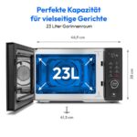 Medion MD 12031 – Mikrowelle, 23 l, 900 W – Bild 2