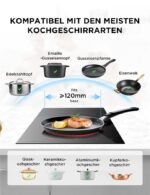 Midea MC-3D3001R212 – Glaskeramik-Kochfeld (autark), 2 Kochzonen, 29 cm – Bild 9