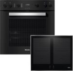 Miele H 2457 IP OBSW – Einbauherdset, 76 l, 4 Kochzonen, Energieeffizienzklasse A+