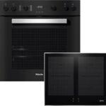 Miele H 2457 IP OBSW – Einbauherdset, 76 l, 4 Kochzonen, Energieeffizienzklasse A+