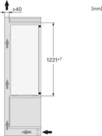 Miele K 7327 D – Kühlschrank, 204 l, Energieeffizienzklasse D – Bild 4