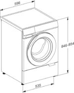 Miele WK720I WPS W2 – Waschmaschine, 9 kg, 1400 U/min, Energieeffizienzklasse A – Bild 2