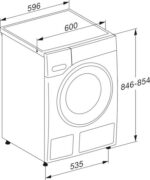 Miele WWE380 WPS PWash&Steam&8kg W1 White Edition – Waschmaschine, 8 kg, 1400 U/min, Energieeffizienzklasse A – Bild 7