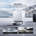 Mova E50 Ultra Saug-/Wischroboter – Saugroboter mit Wischfunktion, bis 225 min Laufzeit, Lasernavigation – Bild 2