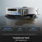 Mova E50 Ultra Saug-/Wischroboter – Saugroboter mit Wischfunktion, bis 225 min Laufzeit, Lasernavigation – Bild 5