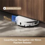 Mova S70 ROLLER WHITE – Saugroboter mit Wischfunktion, bis 205 min Laufzeit, Lasernavigation – Bild 11