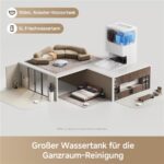 Mova S70 ROLLER WHITE – Saugroboter mit Wischfunktion, bis 205 min Laufzeit, Lasernavigation – Bild 13