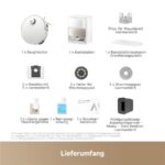 Mova V50 Ultra Complete White – Saugroboter mit Wischfunktion, bis 260 min Laufzeit, Lasernavigation – Bild 12