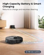 Mybot X10 – Saugroboter mit Wischfunktion, bis 150 min Laufzeit, Lasernavigation – Bild 3