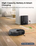 Mybot X10 PRO – Saugroboter mit Wischfunktion, bis 150 min Laufzeit, Lasernavigation – Bild 8