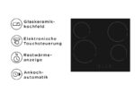 OK. OBH 2621 – Glaskeramik-Kochfeld (autark), 4 Kochzonen, 59 cm, 6500 W – Bild 3