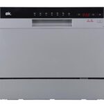 OK. ODW 141 D S – Tischgeschirrspüler, 6 Maßgedecke, Energieeffizienzklasse D, 55 cm