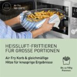Panasonic NN-CD 88 QSEPG – Kombi-Mikrowelle, 34 l, 1000 W, mit Grill – Bild 4