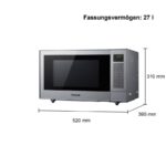 Panasonic NN-CT 57 JMGPG – Mikrowelle, 27 l, 1000 W, mit Grill – Bild 4