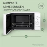 Panasonic NN-E20JWMEBG – Mikrowelle, 20 l, 800 W – Bild 2