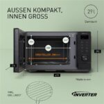 Panasonic NN-GD35QBEPG MIT GRILL 29L SCHWARZ – Mikrowelle, 29 l, 1000 W, mit Grill – Bild 4