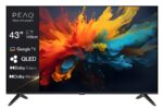 Peaq PTV 43GQU-5025T – QLED-Fernseher, 43 Zoll, 4K Ultra HD, 50 Hz