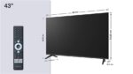 Peaq PTV 43GQU-5025T – QLED-Fernseher, 43 Zoll, 4K Ultra HD, 50 Hz – Bild 2
