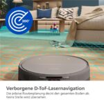 Philips XU9100/10 HomeRun 9000 Series Aqua – Saugroboter mit Wischfunktion, bis 280 min Laufzeit, Lasernavigation – Bild 5