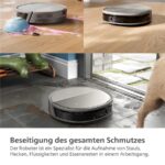 Philips XU9100/10 HomeRun 9000 Series Aqua – Saugroboter mit Wischfunktion, bis 280 min Laufzeit, Lasernavigation – Bild 9