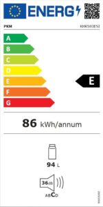 Pkm KHKS93ESI – Kühlschrank mit Kaltlagerfach, 94 l, Energieeffizienzklasse E – Bild 2