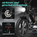 Rcb G19 Citybike – Pedelec (Citybike), 250 W, 48 V / 15,6 Ah (749 Wh), bis 80 km Reichweite (Art.-Nr. 155290141) – Bild 6
