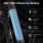 Rcb G6 Citybike – Pedelec (Citybike), 250 W, 36 V / 13 Ah (468 Wh), bis 50 km Reichweite (Art.-Nr. 166968143) – Bild 4