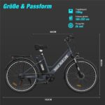 Rcb RK8S – E-Bike (Mountainbike), 250 W, 374 Wh, bis 90 km Reichweite – Bild 9