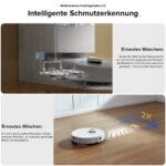 Roborock Qrevo Master Weiß – Saugroboter mit Wischfunktion, bis 180 min Laufzeit, Lasernavigation (generalüberholt) – Bild 6