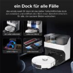Roborock S7 VACUUM CLEANER WEISS – Saugroboter mit Wischfunktion, bis 180 min Laufzeit, Lasernavigation (generalüberholt) – Bild 6