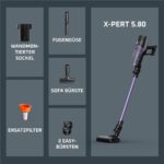 Rowenta RH5A32 X-Pert 5.80 – Akku-Staubsauger, 150 W, 0,44 l Staubbehälter, bis 40 min Laufzeit – Bild 9