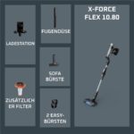 Rowenta RH7A32 X-Force Flex 10.80 – Akku-Staubsauger, 300 W, 0,44 l Staubbehälter, bis 60 min Laufzeit – Bild 9