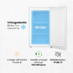 Salora FREEZER48WH – Gefrierschrank, 60 l, Energieeffizienzklasse E – Bild 4